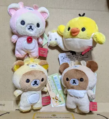 새상품 리락쿠마 설날 테노리 봉제 인형 4개 / 코리락쿠마 외