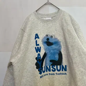 [ 즉시 구매 가능 ] 퍼펫 스 x GU 콜라보 맨투맨 트레이닝복