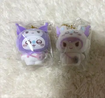 산리오 치이카와 (먼작귀) 플로키 마스코트 참 쿠로미 모몽가