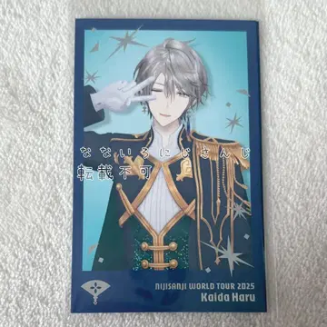 카이다 하루 니지산지 SitR 고베 폴라로이드풍 카드 세트