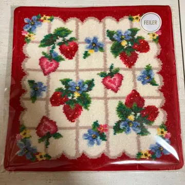 새상품 미사용 페이러 손수건 타월 스트로베리 필드 쁘띠