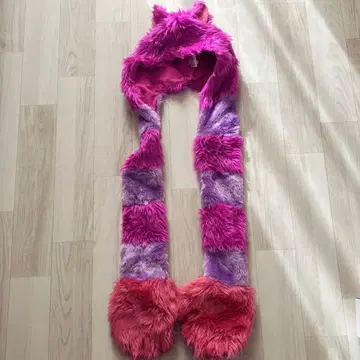 체셔 고양이 머플러 캡
