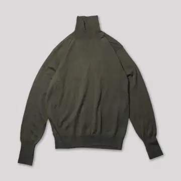 A.PRESSE High Gauge Turtleneck Sweater