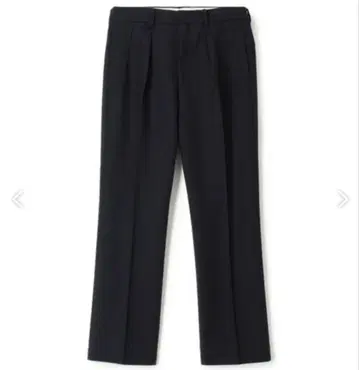 투모로우랜드 1 플리츠 1 다트 스트레이트 팬츠