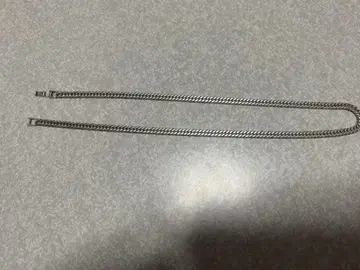 실버925 목걸이 6면 더블 50cm 약 30g 925 각인 있음