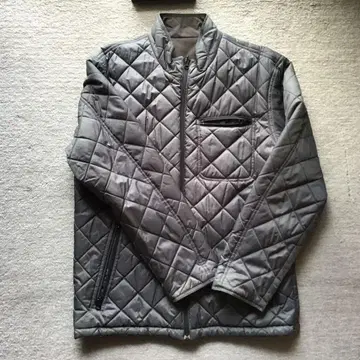 퀼팅 무지 리버서블 다운 자켓 [ 그레이 색상 ]