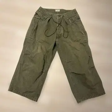 HERILL 카고 팬츠 올리브색