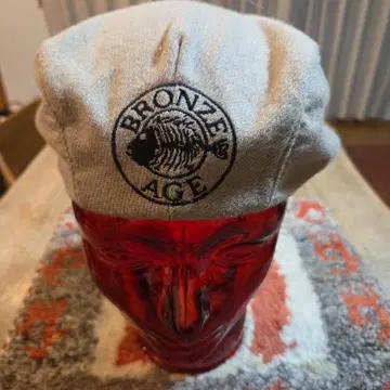 90s usa BRONZE AGE 헌팅 모자 그레이