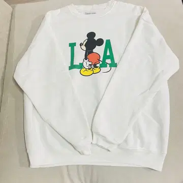 미키마우스 LA 프린트 맨투맨