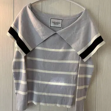 Adonisis SAISON 오프숄더 긴팔 니트