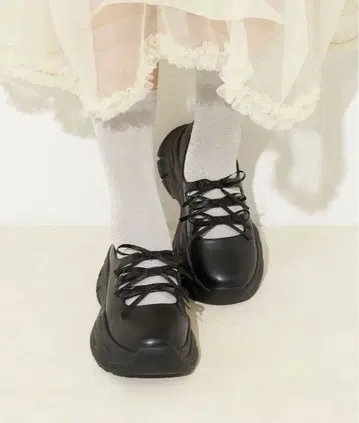 차오패닉 통굽 트리플 스트랩 메리 제인 S 사이즈