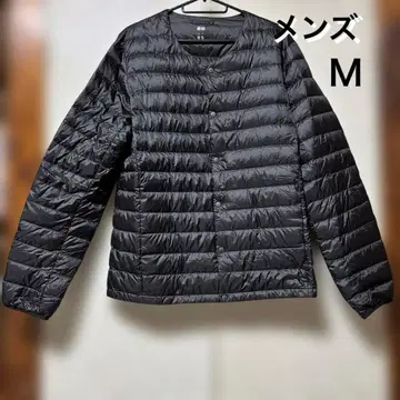 울트라 라이트 라이트 다운 자켓 노카라 남성용