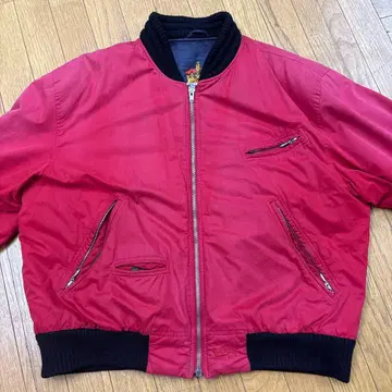 HUGO BOSS 빨간색 바시티 자켓