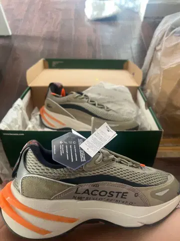 LACOSTE N48-5110-22-8720 스니커즈 그레이/오렌지