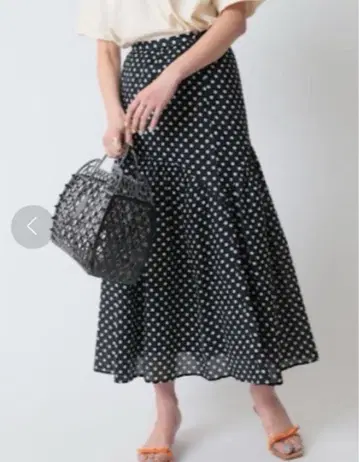 U by SPICK&SPAN 도트 캉캉 스커트