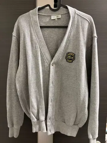 LACOSTE 가디건 그레이 사이즈 3
