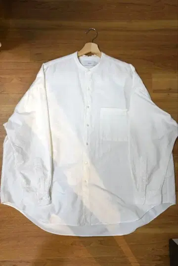 Graphpaper 옥스퍼드 밴드 카라 셔츠