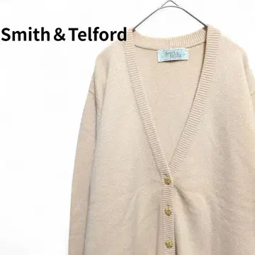 스미스 앤 텔포드 캐시미어 100 V넥 가디건 스코틀랜드