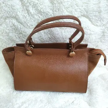 새상품급 MARCO BIANCHINI 마르코 비안키니 핸드백 가죽 브라운