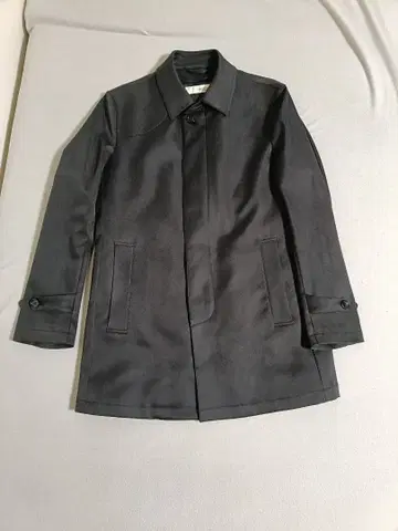 UNITED ASH 블랙 스텐카라 코트 수트