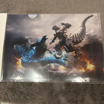 고질라 더 라이드 그레이트 크러쉬 A4 클리어 파일