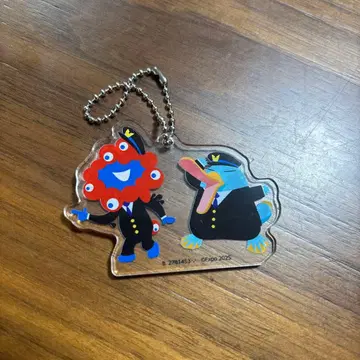 레드 벌룬 펭귄 아크릴 키링