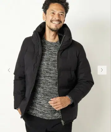 남성용 비기 다운 자켓 아우터