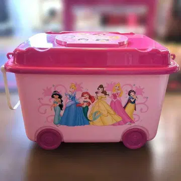 디즈니 프린세스 수납 박스 중고 장난감 상자 신데렐라 오로라
