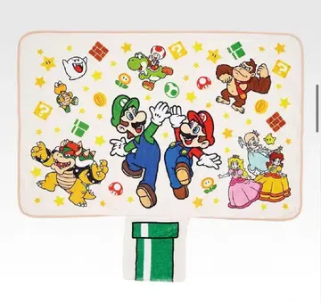 슈퍼 마리오 제일복권 C상 수납 포켓 포함 담요