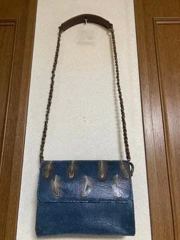 archi 아키 깃털 숄더백