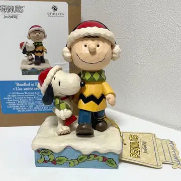 스누피 찰리 브라운 피규어 에네스코 크리스마스 짐쇼어