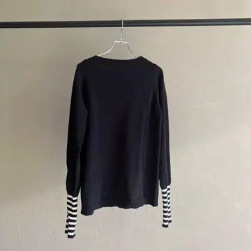 [ siro de labonte ] 핑거 리브 니트 보더