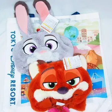 주토피아 닉 주디 팬캡 폼폼 포함