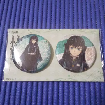 귀멸의 칼날 주() 전시회 키 비주얼 글리터 캔뱃지 세트 토키토 무이치로