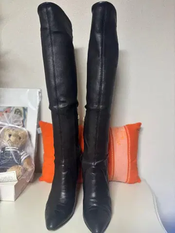 세르지오로시 롱 부츠 천연 가죽