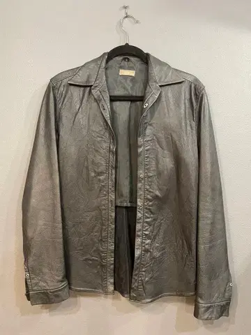 무라마사 양장 가죽 셔츠 사이즈 2