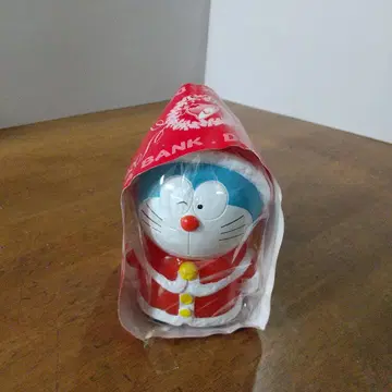도라에몽 소프트 비닐 산타 저금통 미사용품