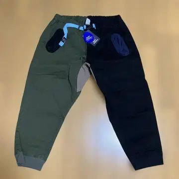 미사용 짐 마스터 헤링본 크롭 리브 팬츠 gym master