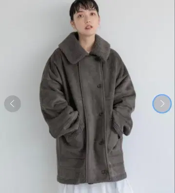 LOWRYSFARM 리버서블 무스탕 보아 코트