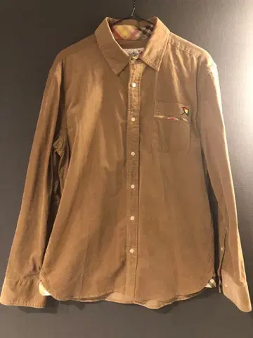 아놀드 파머 브라운 코듀로이 긴팔 셔츠