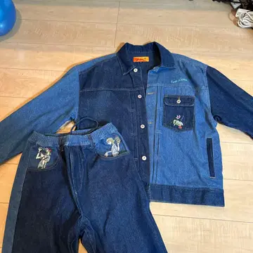 Left Alone 데님 자켓