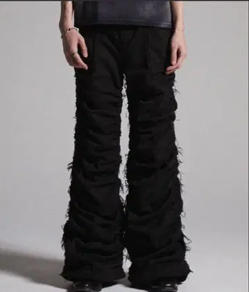 [GRANCY] 셔링 데미지 디자인 코튼 팬츠 M