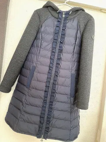 엠즈 그레이시 프릴 다운 코트