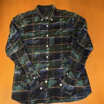 소프넷 카모 패턴 플란넬 긴팔 셔츠