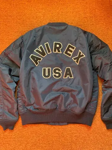 AVIREX MA-1 플라이트 자켓 네이비