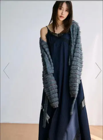 레이스 트리밍 슬립 원피스 프레이 아이디