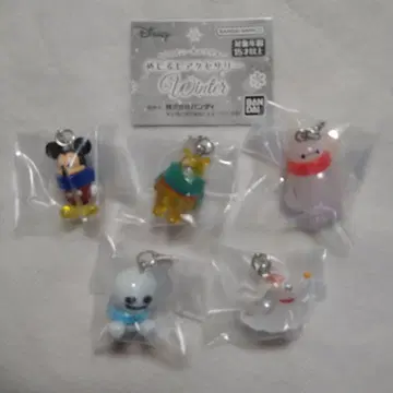 디즈니 캐릭터 메지루시 액세서리 Winter 전 5종 세트
