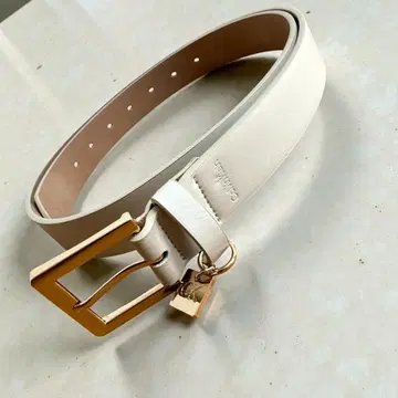 Calvin Klein CK 로고 인조 가죽 벨트 XL