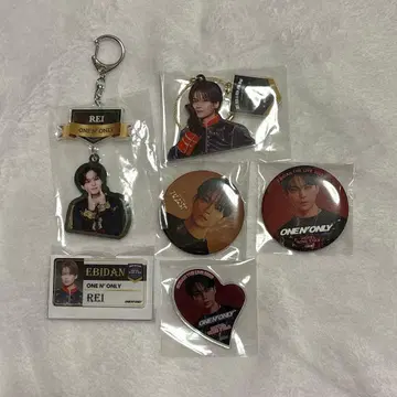 ONE N' ONLY REI 사와무라 레이 에비라이 키링 캔뱃지