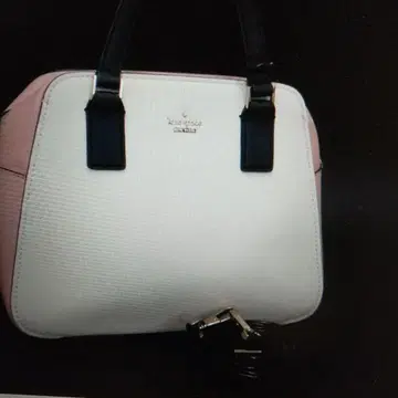 케이트 스페이드 핸드백 화이트/핑크/블랙